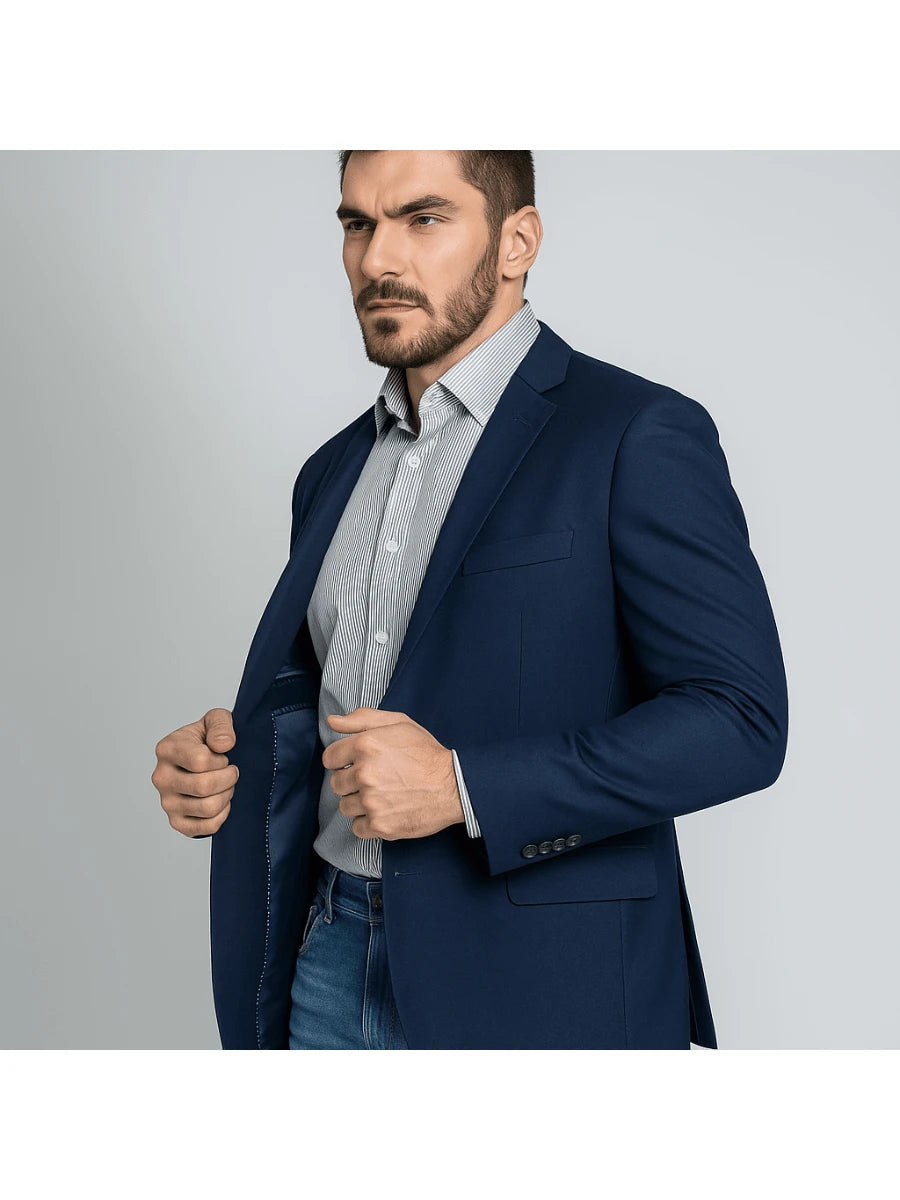 CAMISARIA COLOMBO Blazer Masculino Linho Premium Outono/Inverno