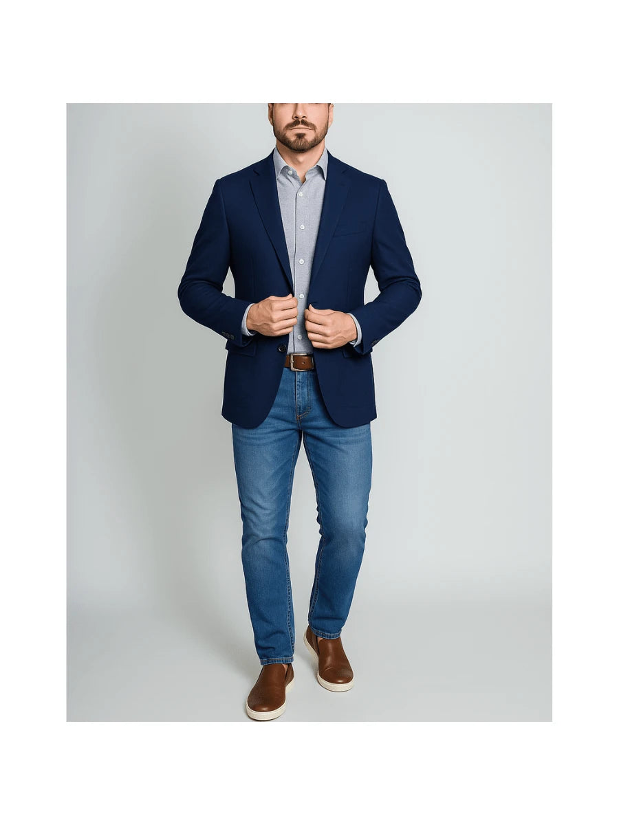 CAMISARIA COLOMBO Blazer Masculino Linho Premium Outono/Inverno