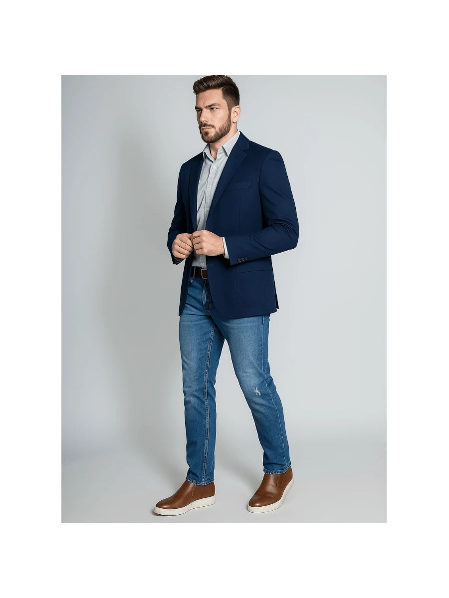 CAMISARIA COLOMBO Blazer Masculino Linho Premium Outono/Inverno
