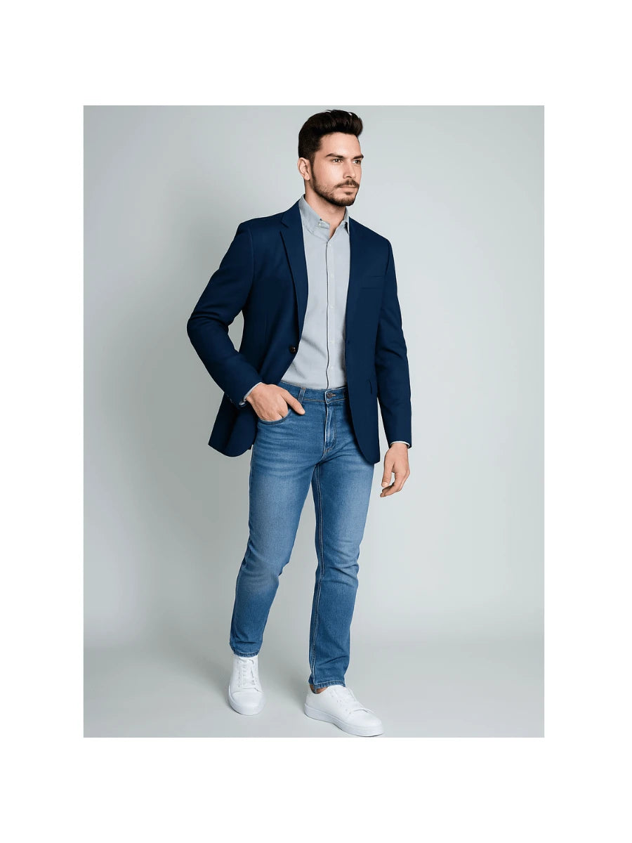 CAMISARIA COLOMBO Blazer Masculino Linho Premium Outono/Inverno