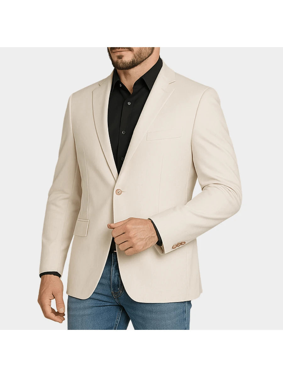 CAMISARIA COLOMBO Blazer Masculino Linho Premium Outono/Inverno