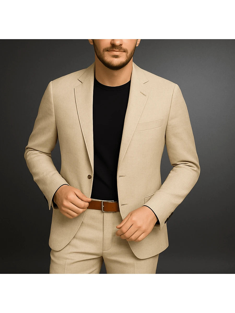 CAMISARIA COLOMBO Blazer Masculino Linho Premium Outono/Inverno