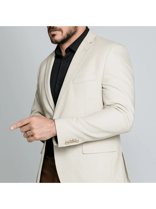CAMISARIA COLOMBO Blazer Masculino Linho Premium Outono/Inverno