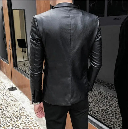 Blazer Masculino de Couro Monzzani MZ210
