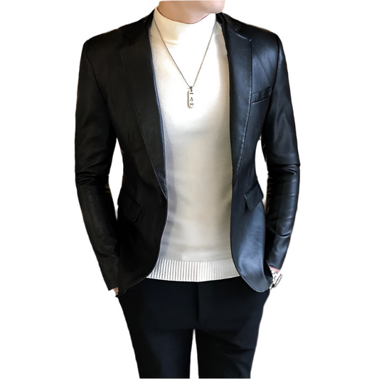 Blazer Masculino de Couro Monzzani MZ210